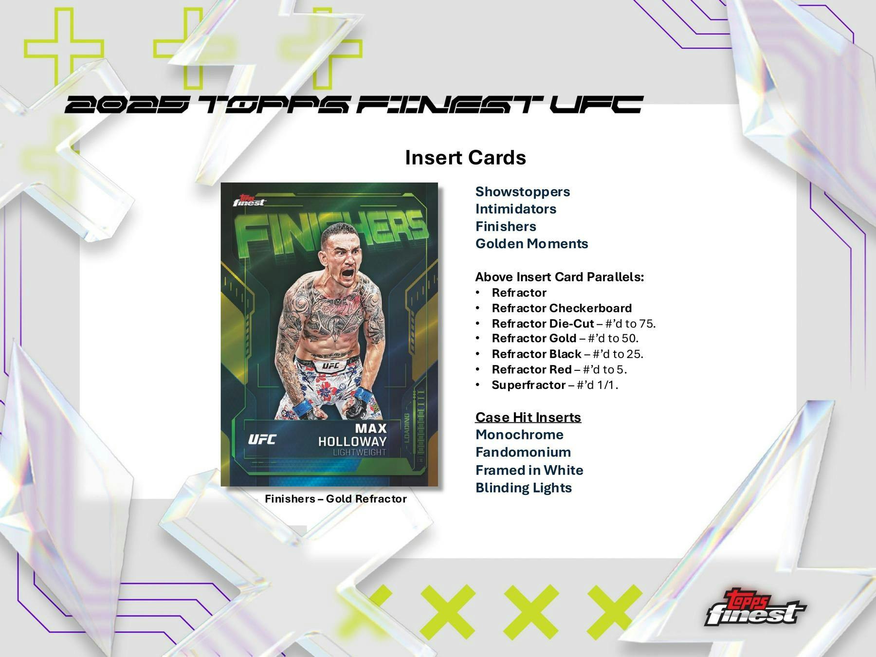 2025 Topps UFC Finest Hobby Box (11/7)