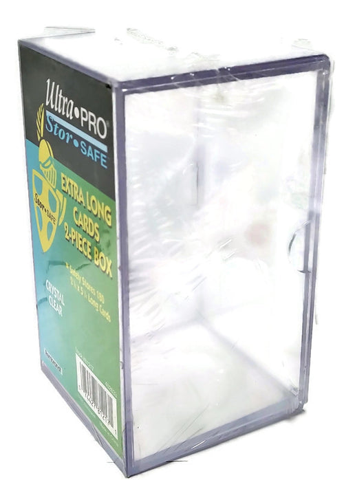 Ultra Pro Extra Long Cards 2 Piece Box Crystal Clear Box