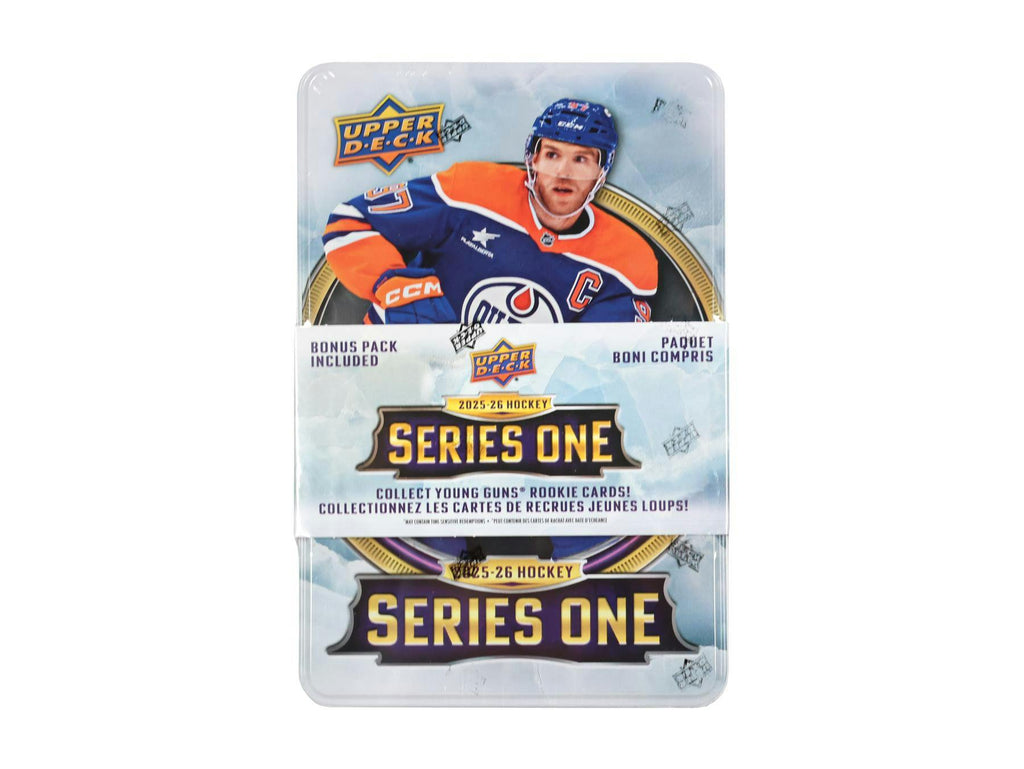 2025-26 Upper Deck Series 1 Hockey Tin 12-Box Case