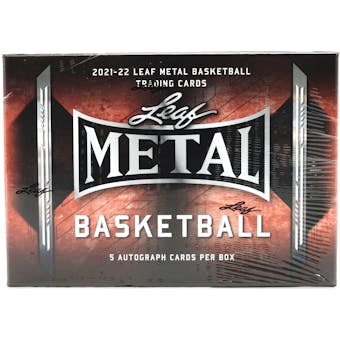 2021-22 Leaf Metal Basketball, Hobby Box