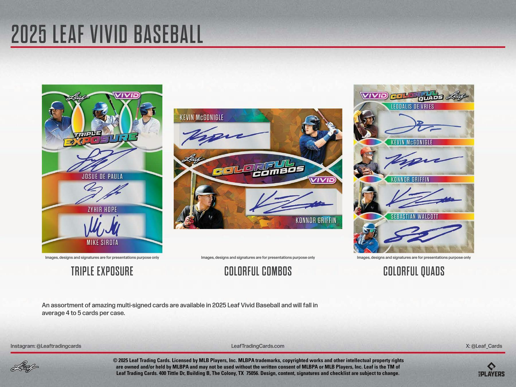 2025 Leaf Vivid Baseball Hobby Jumbo Box