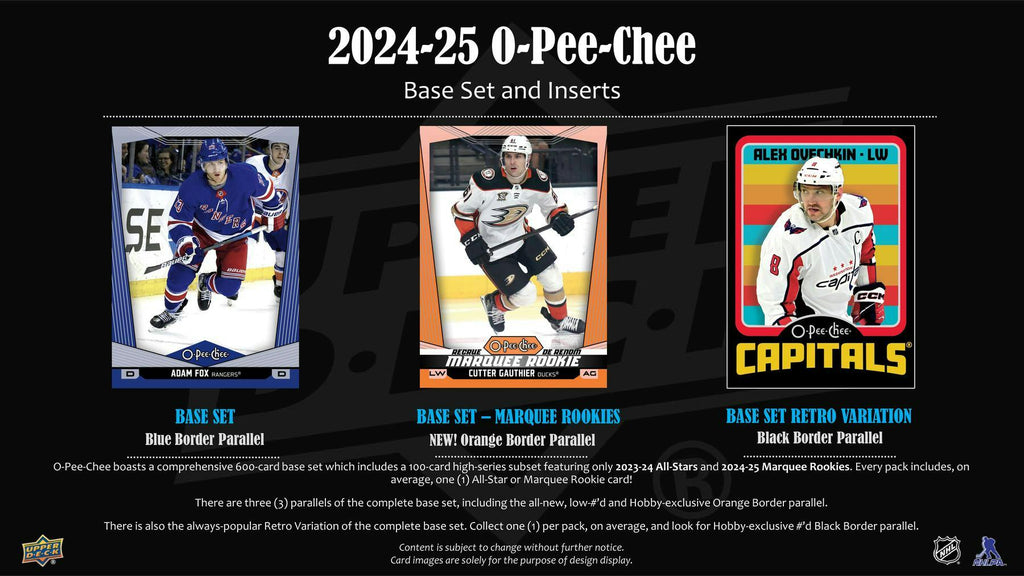 2024-25 Upper Deck O-Pee-Chee Hockey Hobby Pack