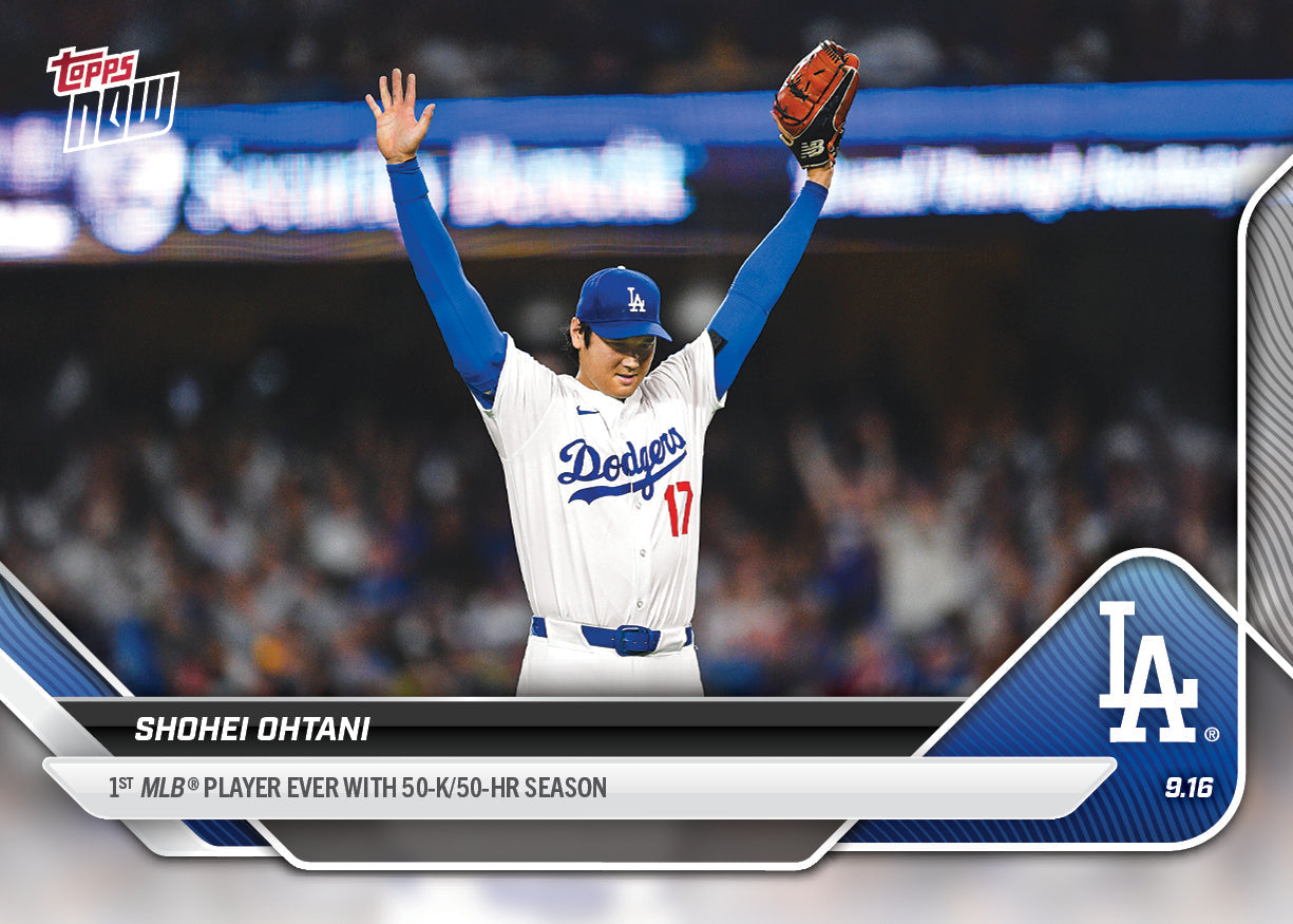 2025 Topps Now MLB Shohei Ohtani 1st MLB Player Ever With 50-K/50-HR SEASON (9.16.25) #721