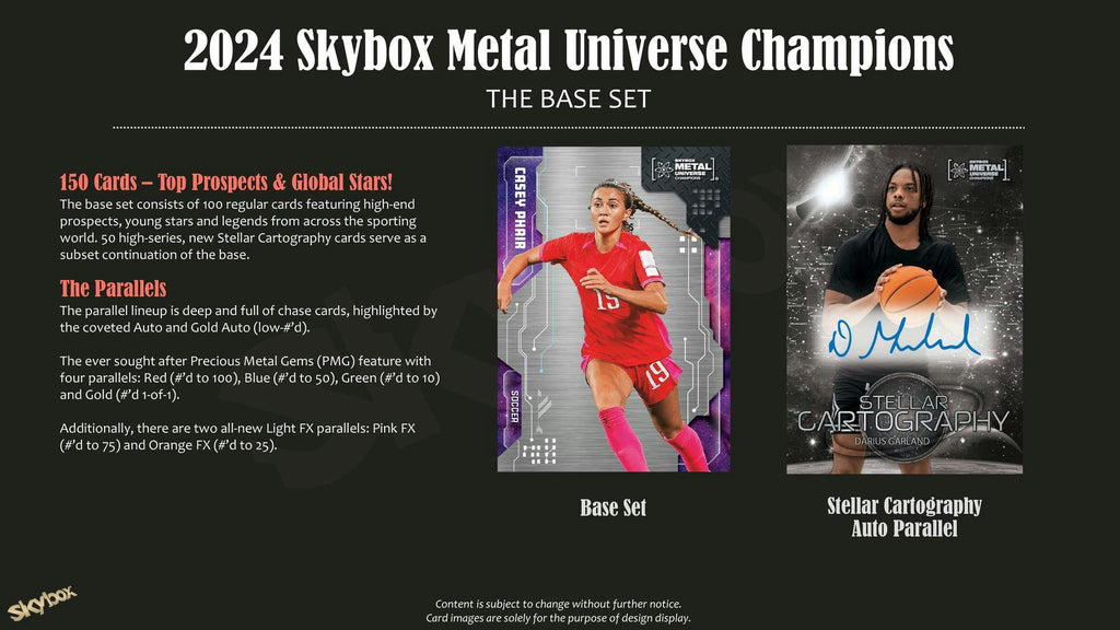 2024 Upper Deck Skybox Metal Universe Champions Hobby Box