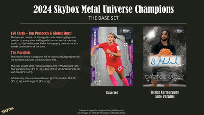 2024 Upper Deck Skybox Metal Universe Champions Hobby Box