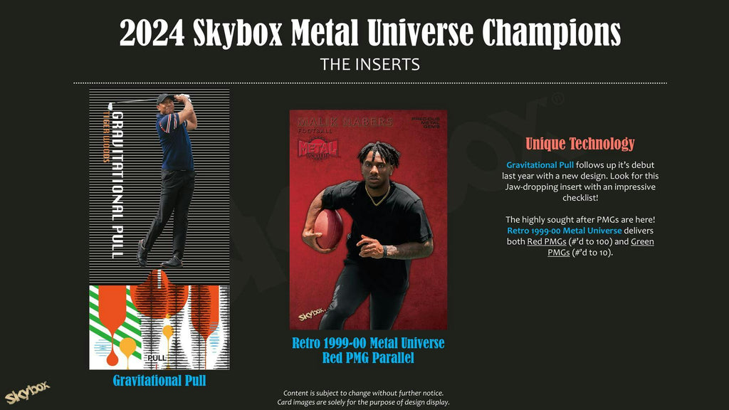 2024 Upper Deck Skybox Metal Universe Champions Hobby Box