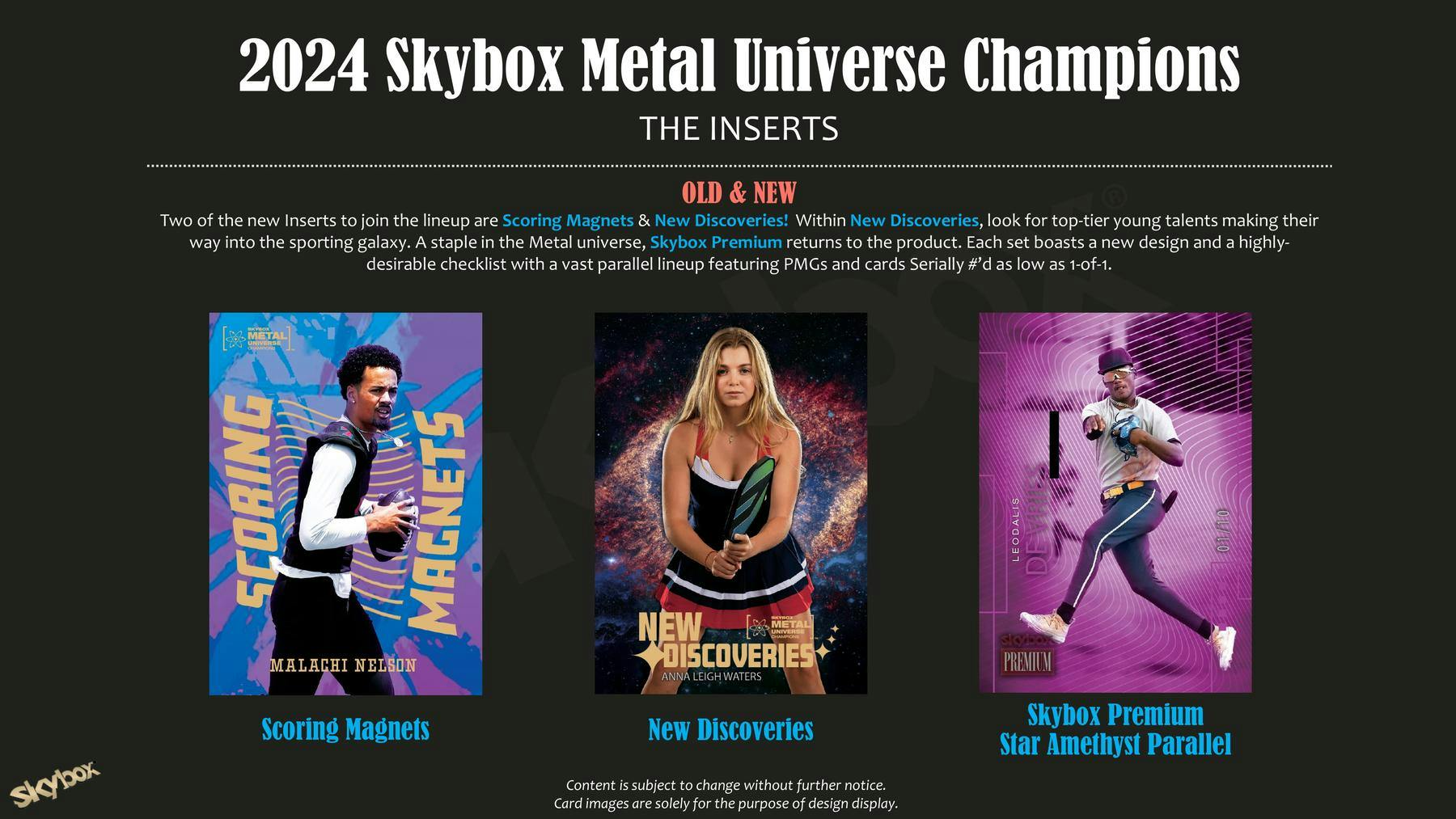 2024 Upper Deck Skybox Metal Universe Champions Hobby Box
