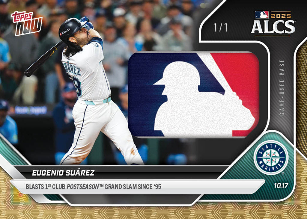 2025 Topps Now MLB Eugenio Suárez (10.17.25) #882 Blasts 1st Club Postseason Grand Slam Since ‘95 /4938