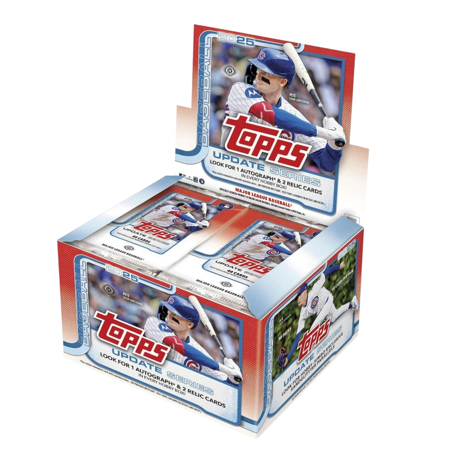 2025 Topps Update Series Baseball Hobby Jumbo 6-Box Case (11/12)