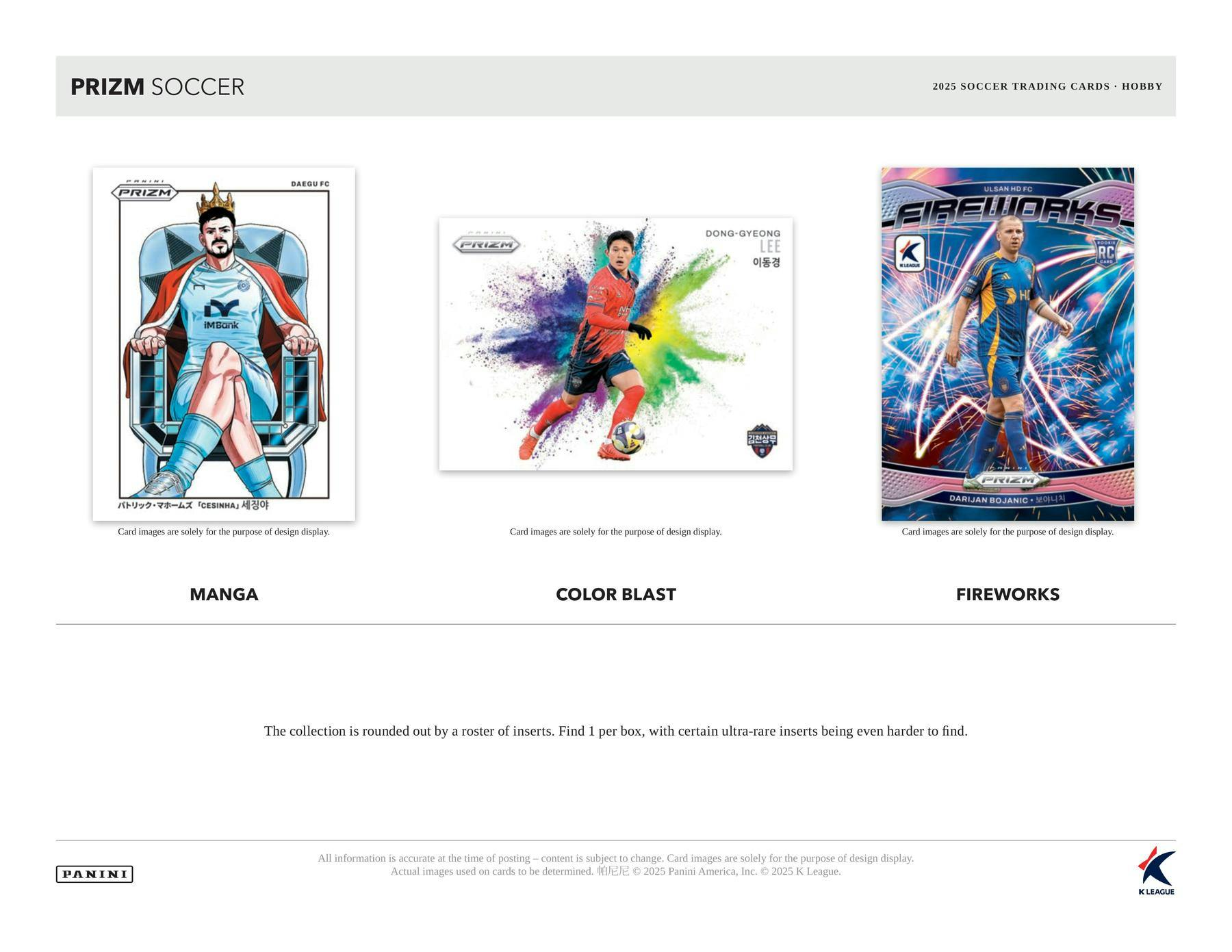 2025 Panini Prizm K League Soccer Hobby Box