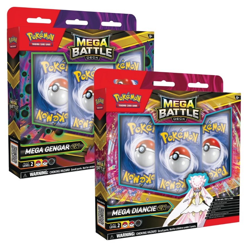 Pokémon TCG: Mega Battle Deck - Mega Gengar ex & Mega Diancie ex (11/14)