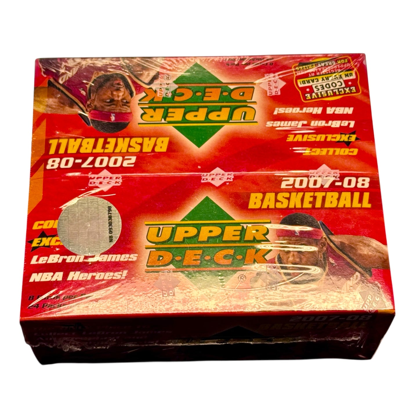 2007-08 Upper Deck Basketball 24-Pack Hobby Box (Factory Sealed)