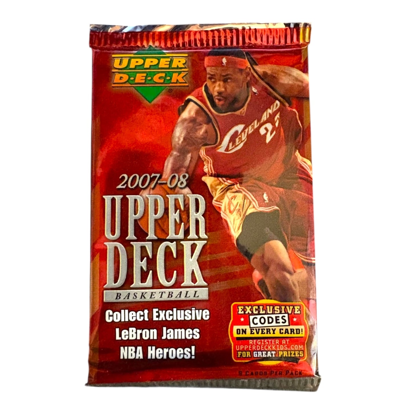 2007-08 Upper Deck Basketball 24-Pack Hobby Box (Factory Sealed)