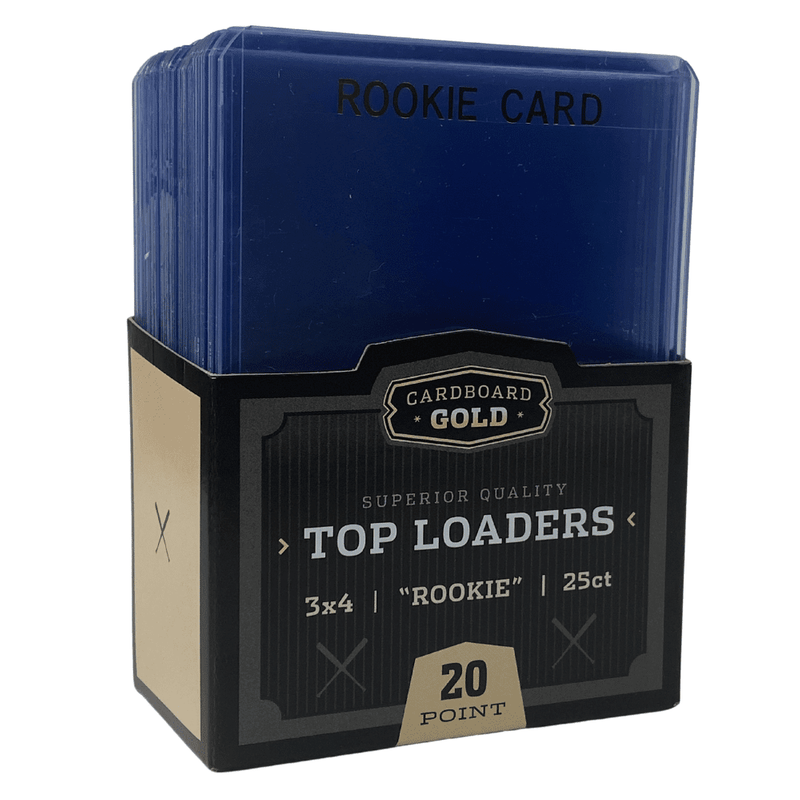 CBG “ROOKIE CARD” Standard 20pt Top Loaders 3x4 (25ct Pack)