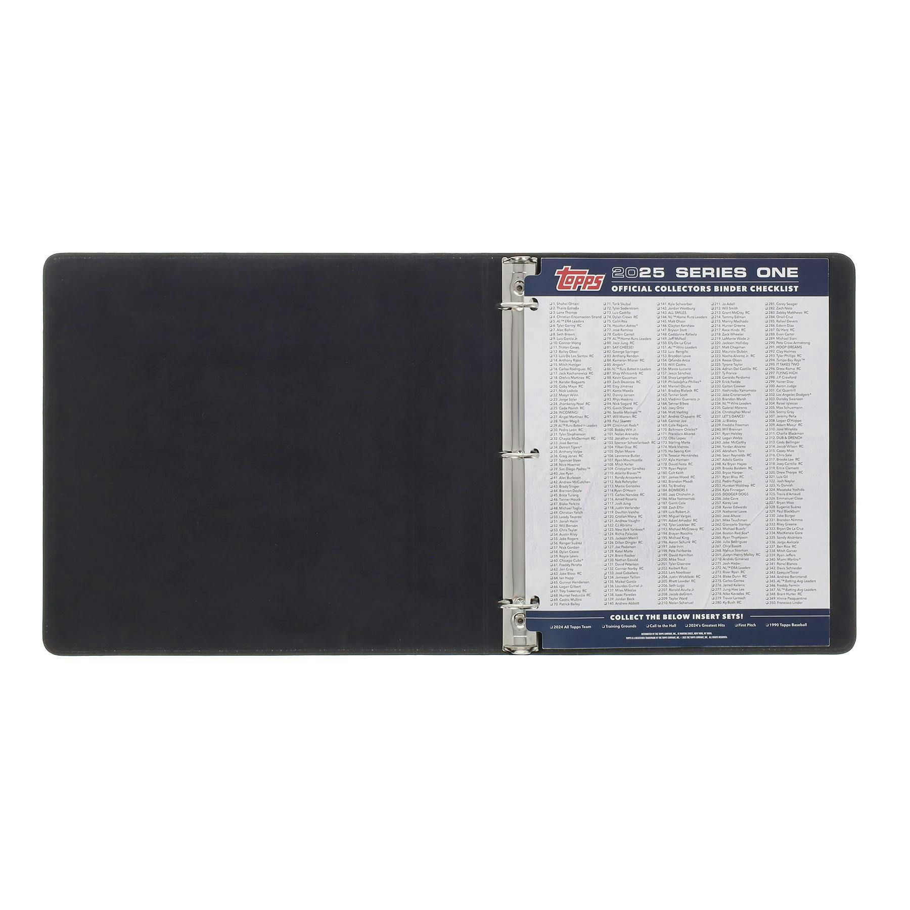 2025 Topps Series 1 Official Collectors 3-Ring Binder (Fanatics)
