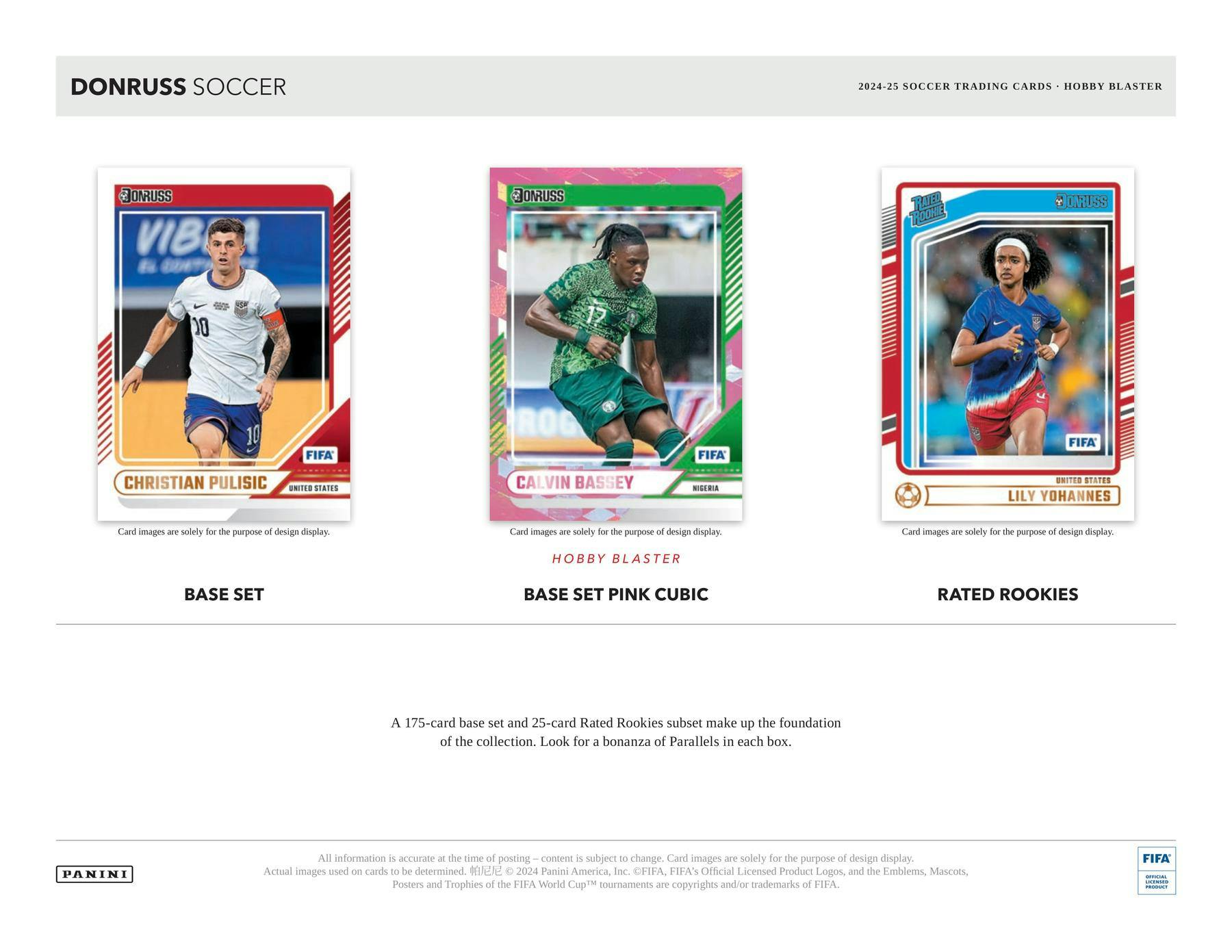 2024-25 Panini Donruss Soccer Hobby Blaster