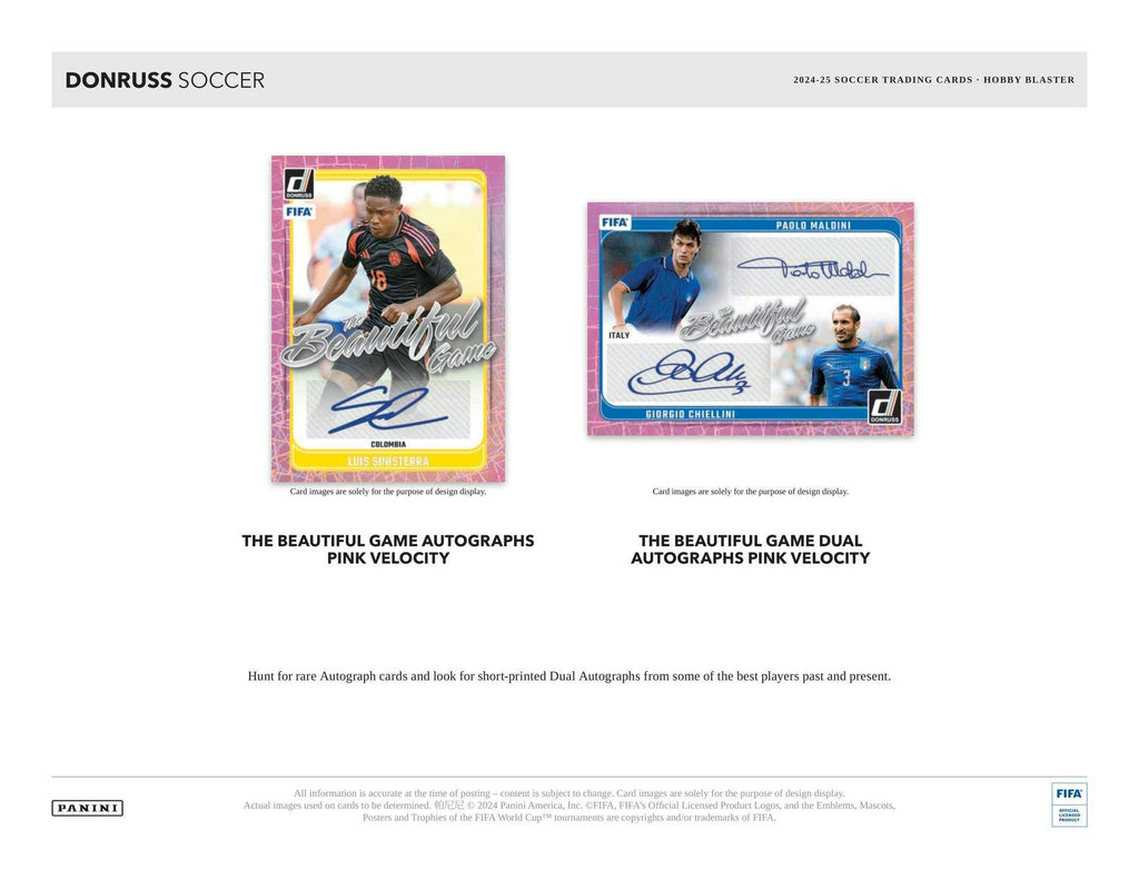 2024-25 Panini Donruss Soccer Hobby Blaster