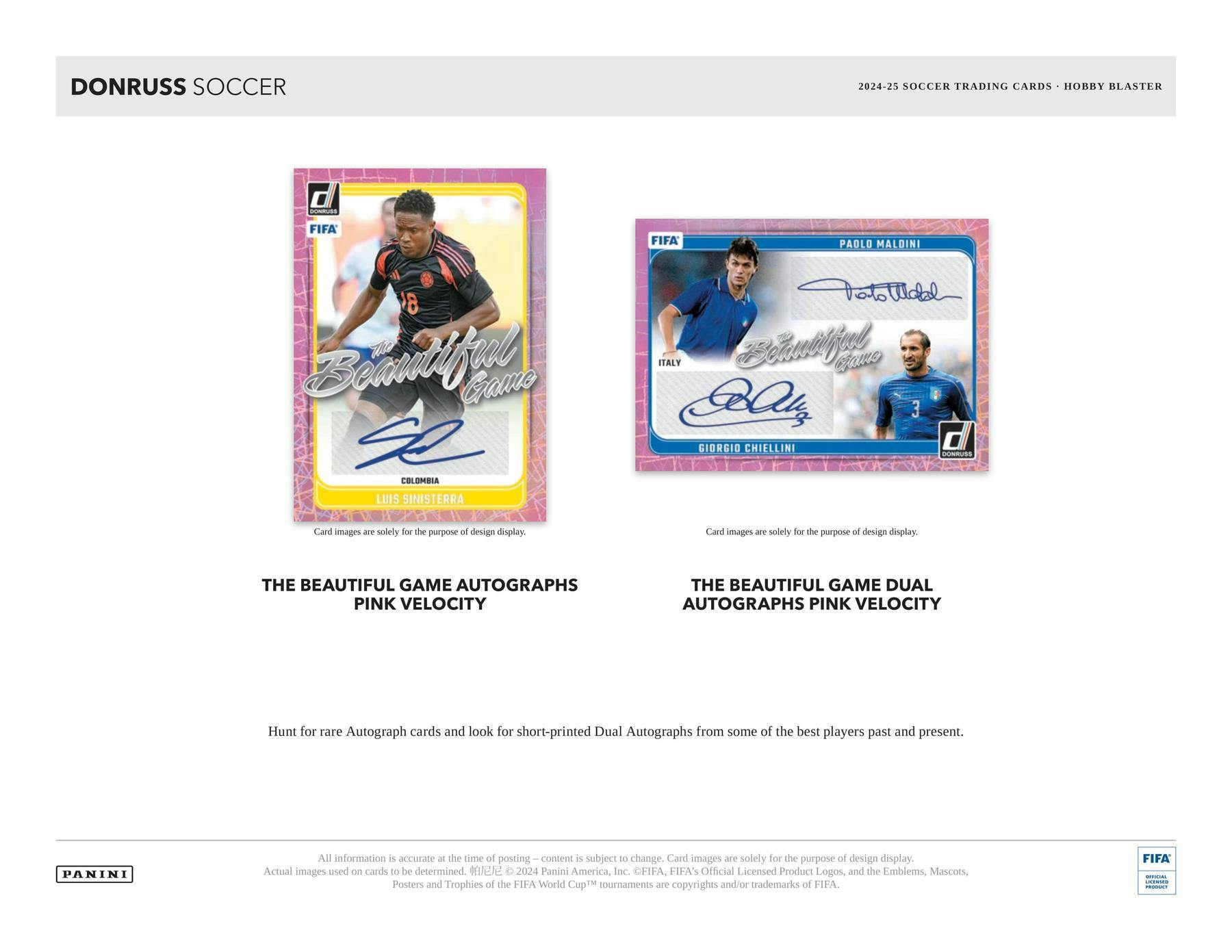 2024-25 Panini Donruss Soccer Hobby Blaster