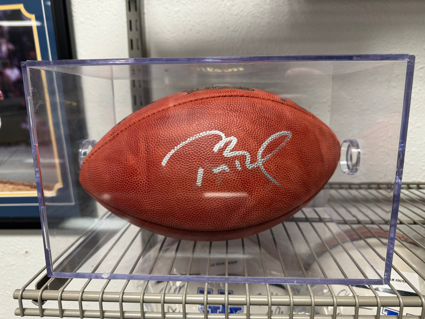 Tom Brady (New England Patriots) Super Bowl XXVIII autographed Duke game football w/ COA