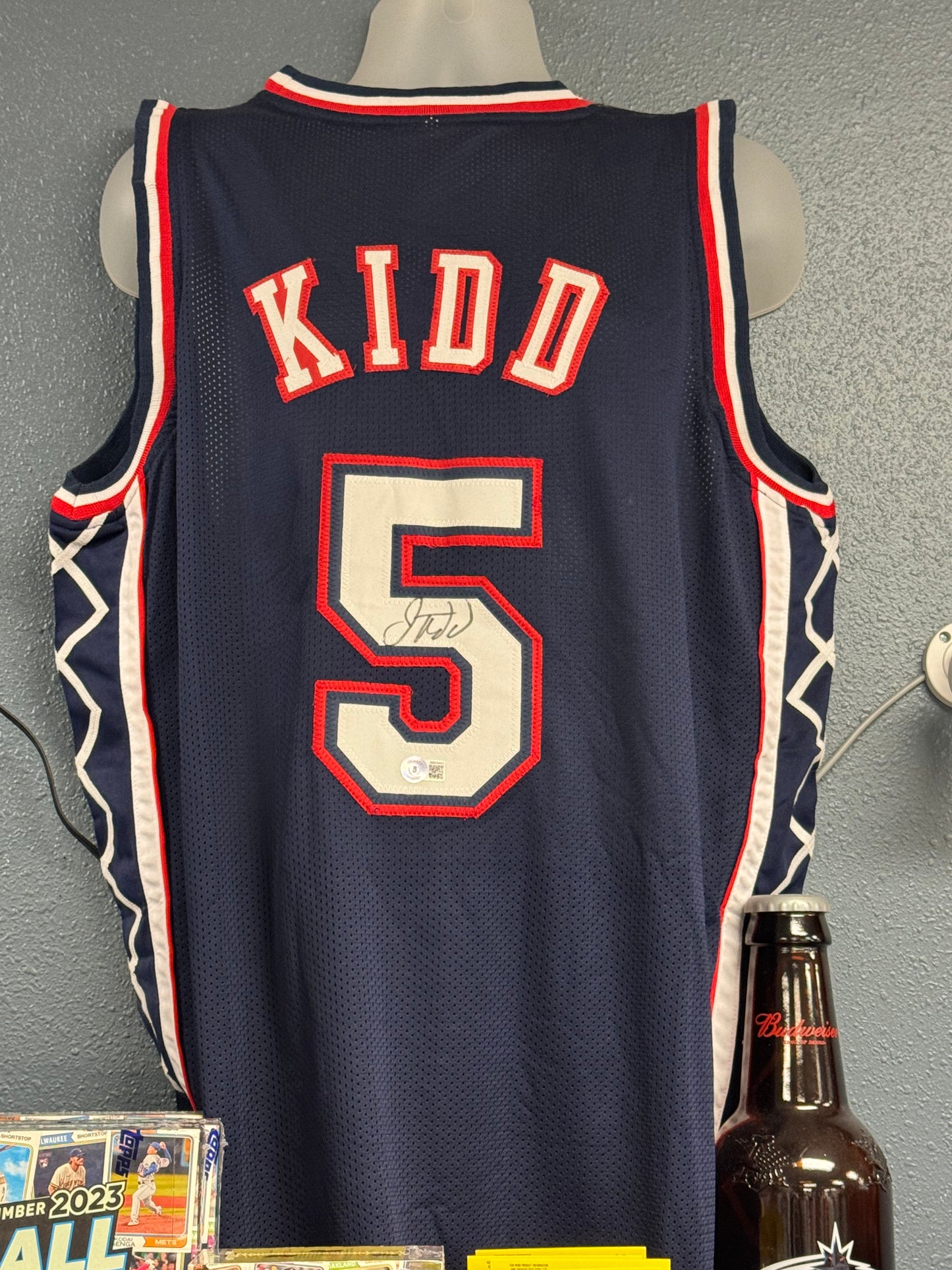 Jason Kidd (New Jersey Nets) autographed jersey w/ COA