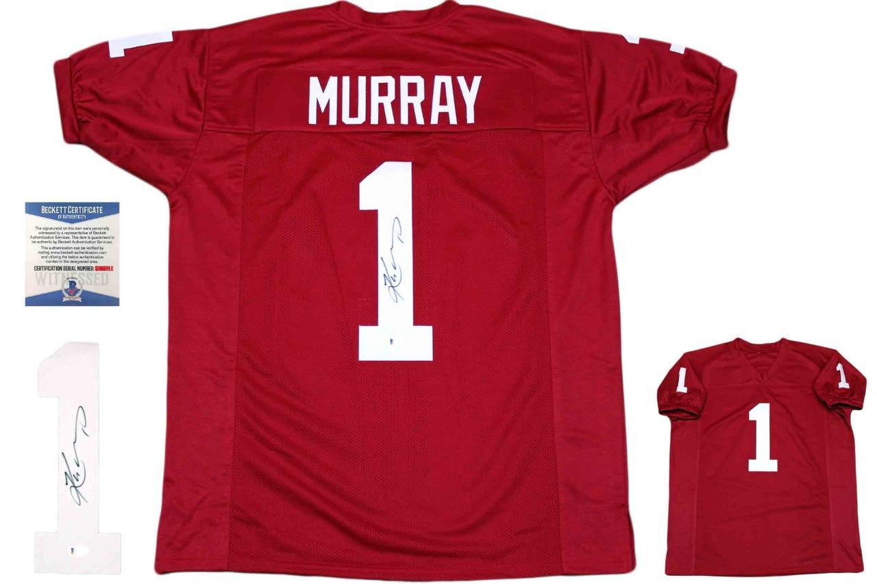 Kyler Murray (Arizona Cardinals) autographed signed red jersey w/ Beckett COA