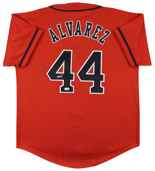 Yordan Álvarez (Houston Astros #44) autographed orange jersey w/ COA