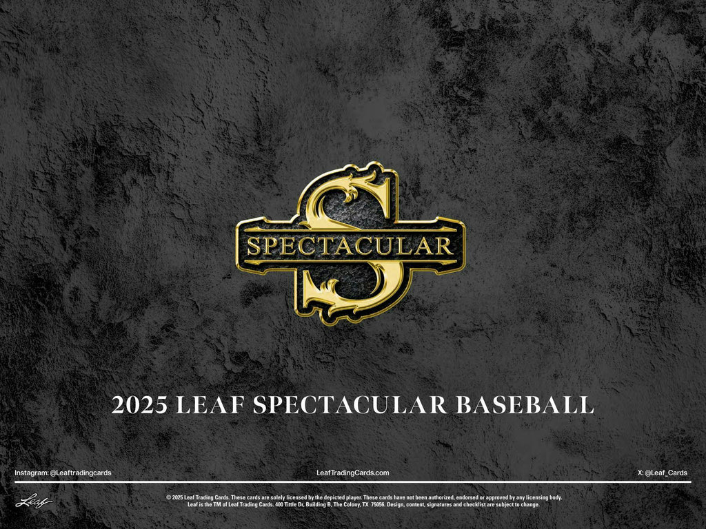 2025 Leaf Spectacular Baseball Hobby Box