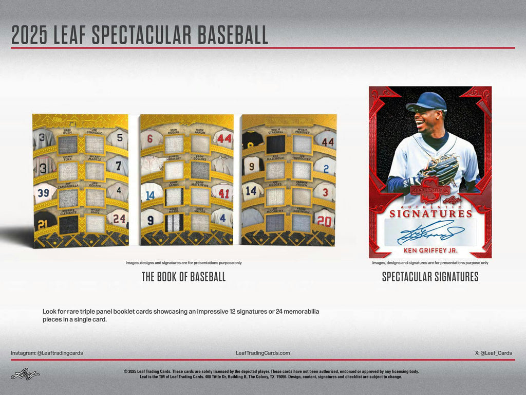 2025 Leaf Spectacular Baseball Hobby Box