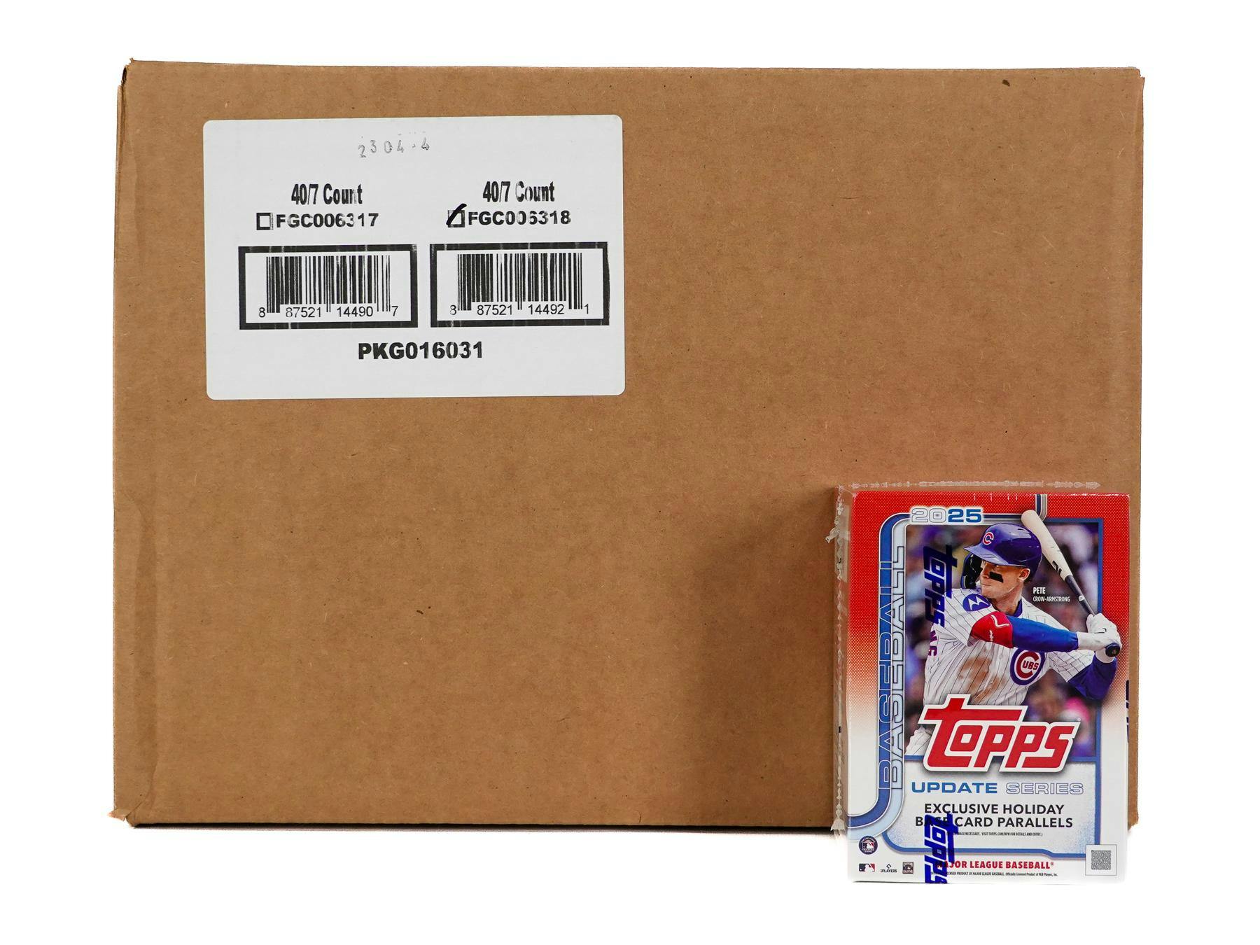 2025 Topps Update Series Baseball Blaster 40-Box Case (11/19)