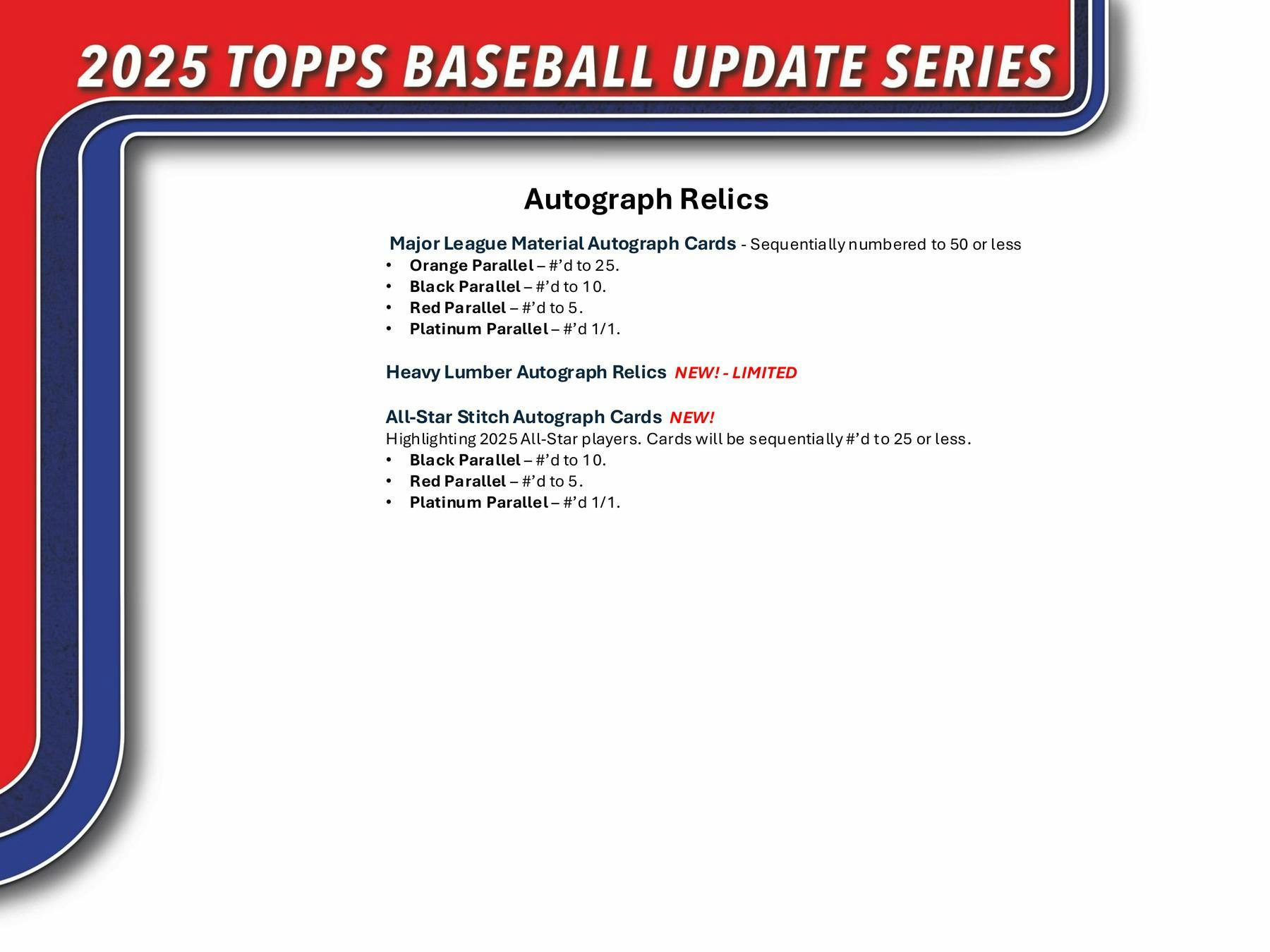 2025 Topps Update Series Baseball Blaster 40-Box Case (11/19)
