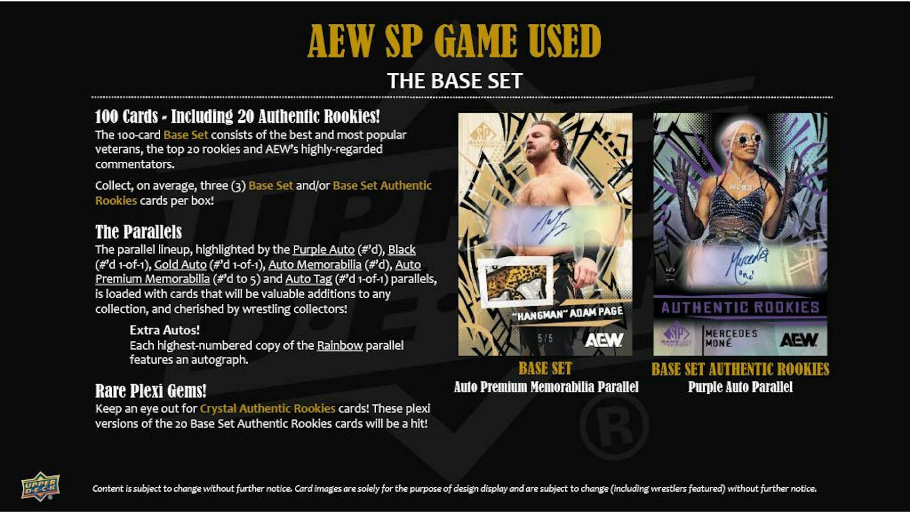 2025 Upper Deck AEW SP Game Used Wrestling Hobby Box