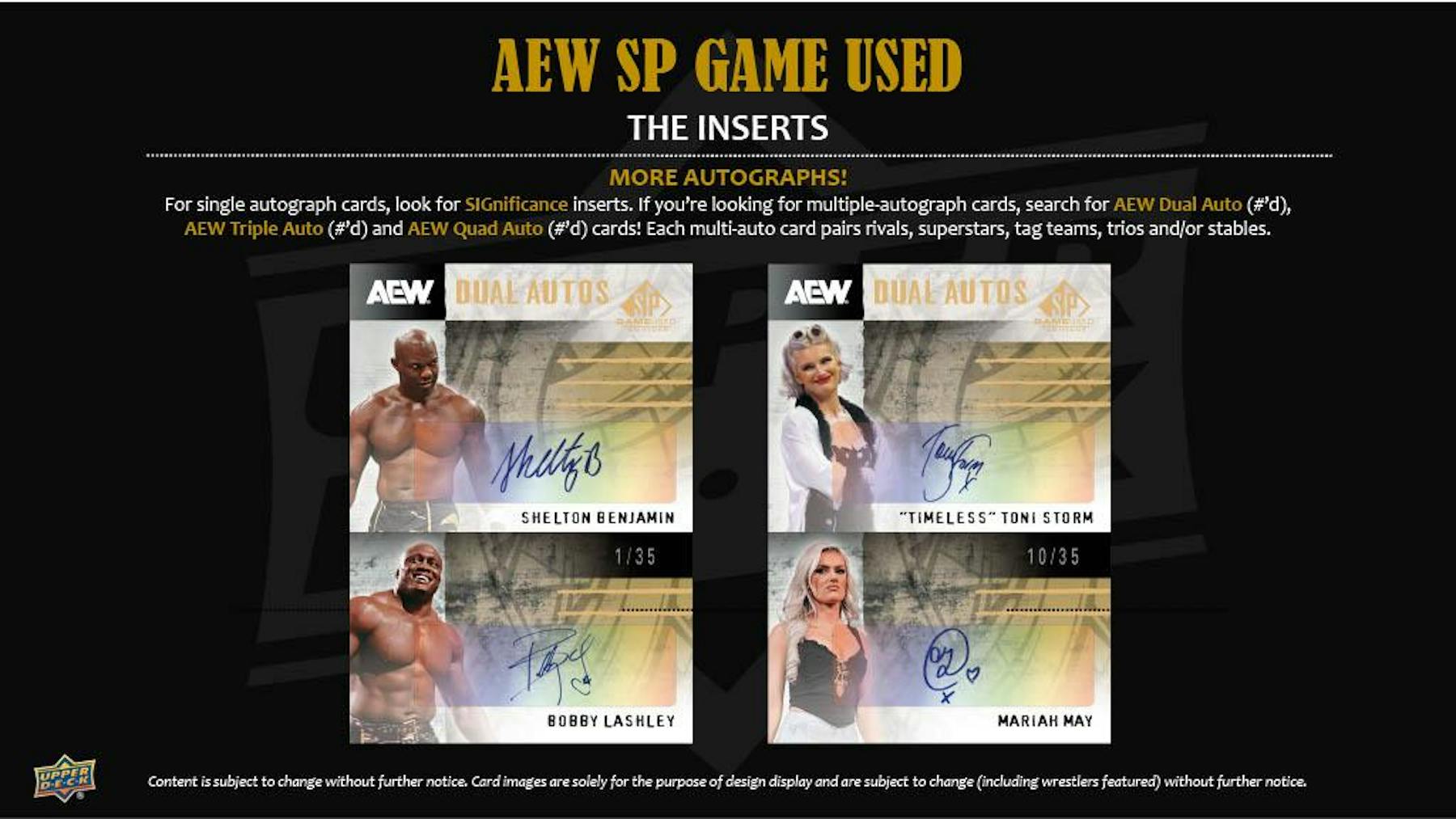 2025 Upper Deck AEW SP Game Used Wrestling Hobby Box