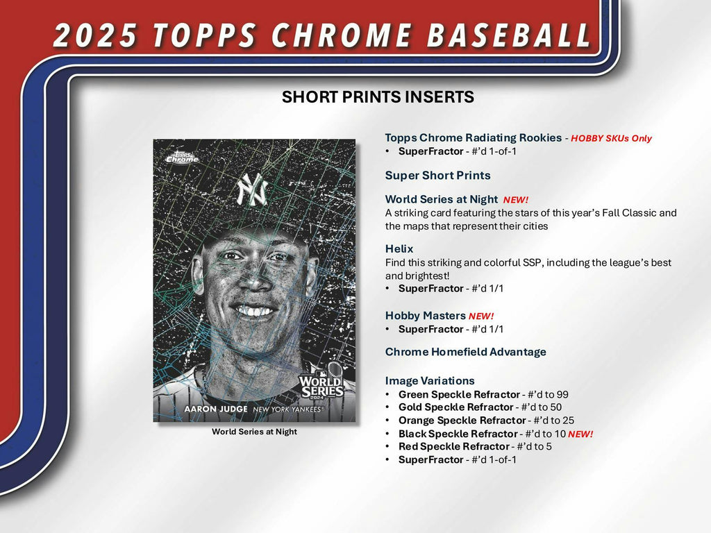 2025 Topps Chrome Baseball Value Blaster Box (7/23)