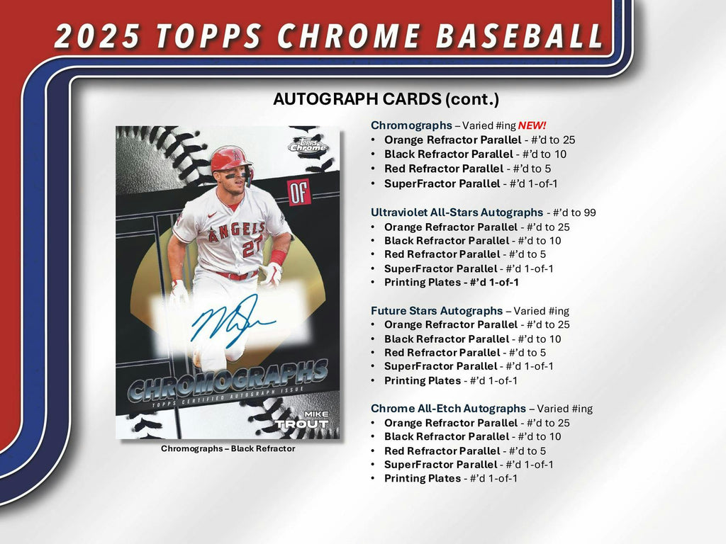 2025 Topps Chrome Baseball Value Blaster Box (7/23)