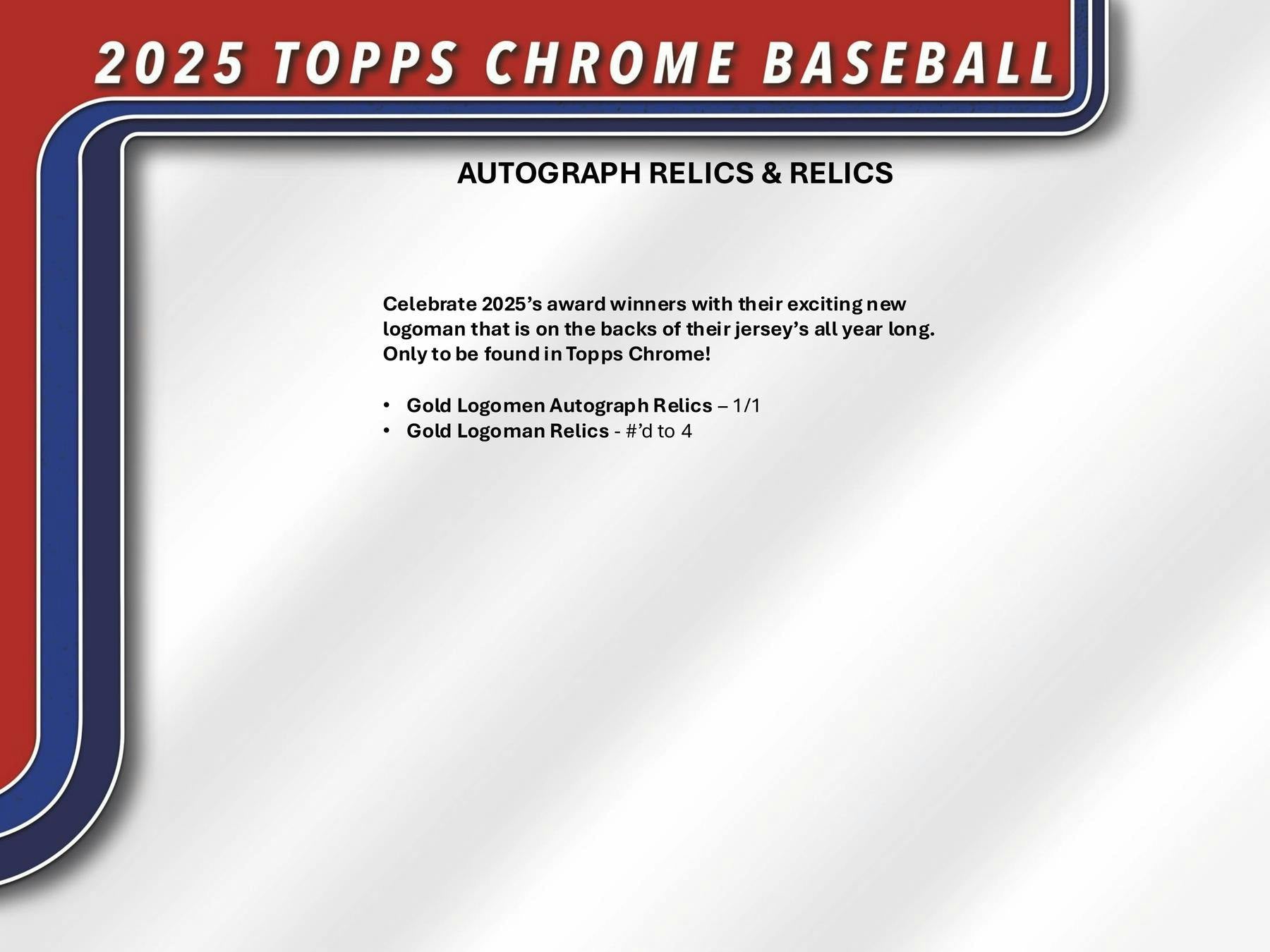 2025 Topps Chrome Baseball Value Blaster Box (7/23)