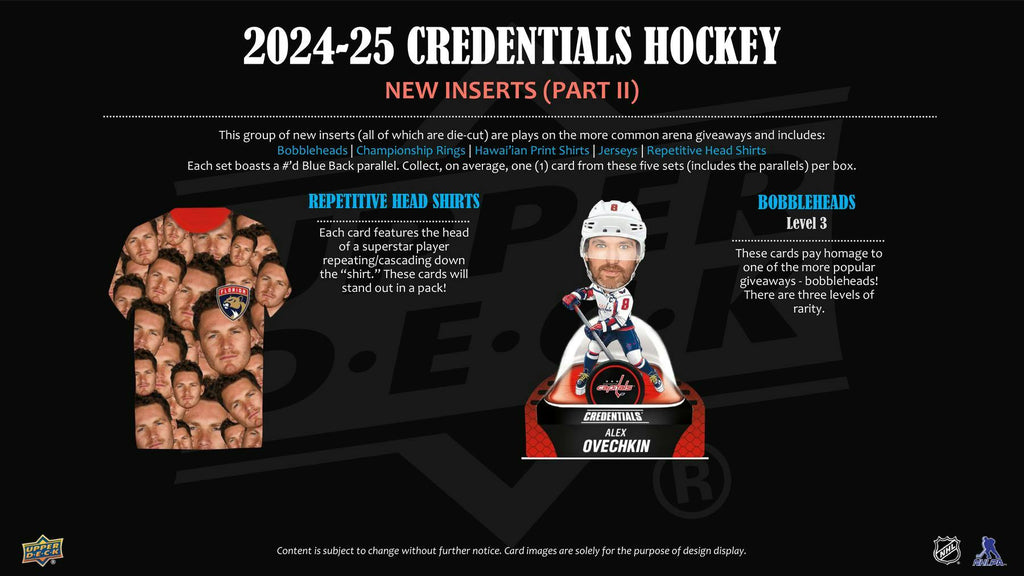 2024-25 Upper Deck Credentials Hockey Hobby Box