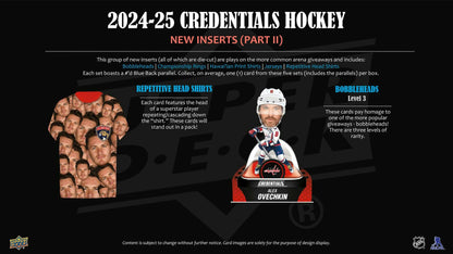 2024-25 Upper Deck Credentials Hockey Hobby Box