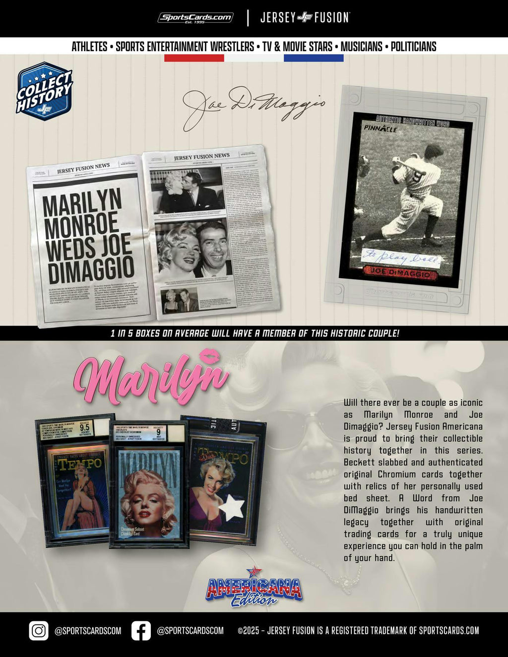 2025 Jersey Fusion Americana Edition Hobby Box