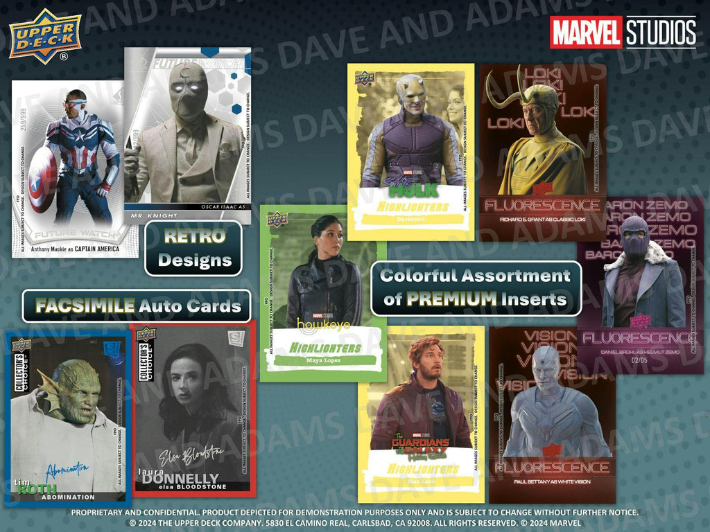 2024 Upper Deck Marvel Studios Series 1 Hobby Box