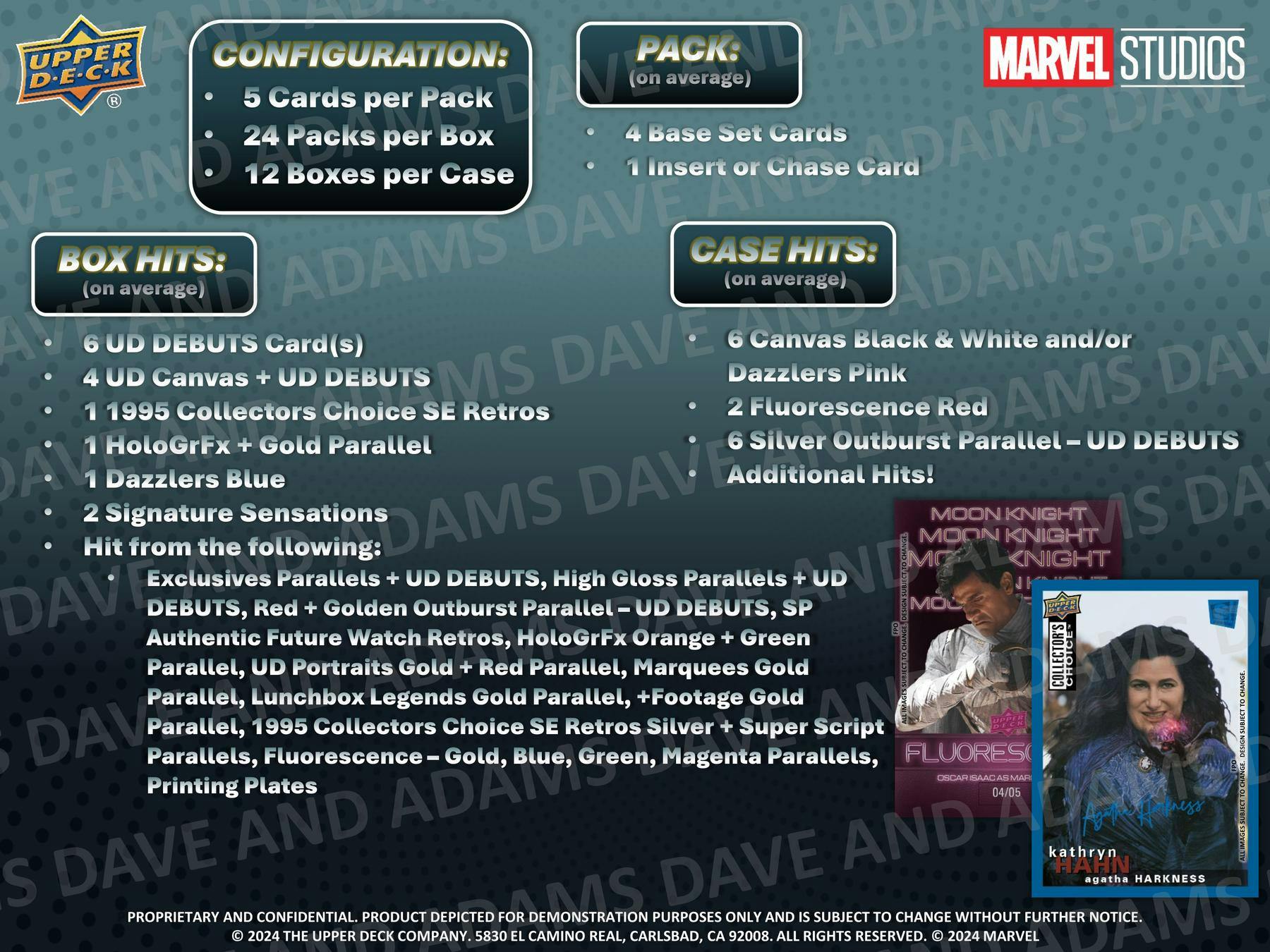 2024 Upper Deck Marvel Studios Series 1 Hobby Box