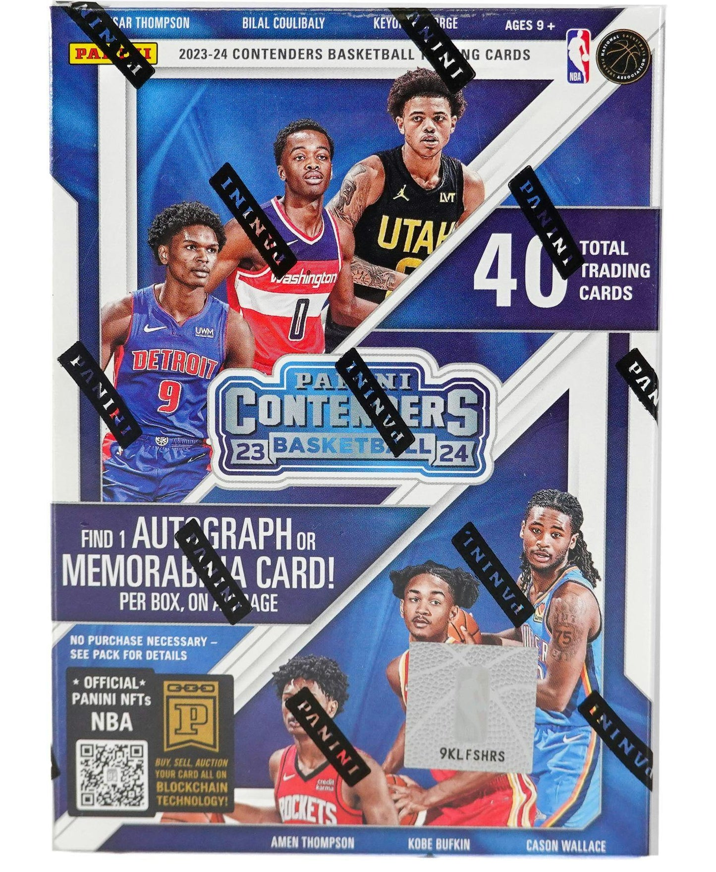 2023/24 Panini Contenders Basketball, 5-Pack Blaster Box