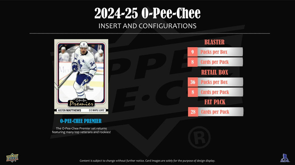 2024-25 Upper Deck O-Pee-Chee Hockey 9-Pack Blaster Box (3/5)