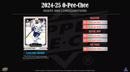 2024-25 Upper Deck O-Pee-Chee Hockey Fat Pack