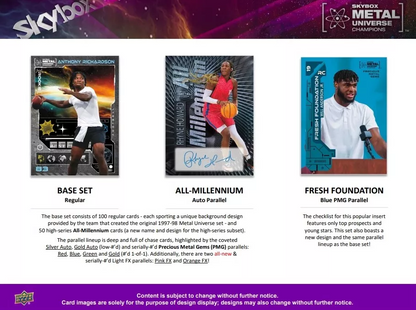 2023 Upper Deck Skybox Metal Universe Champions Hobby Box