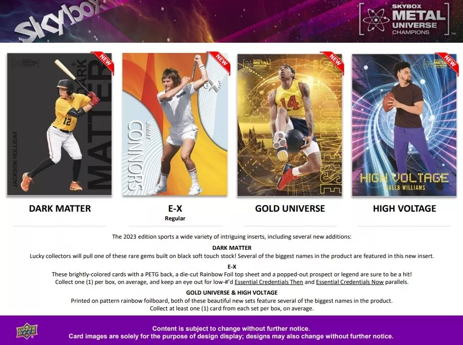 2023 Upper Deck Skybox Metal Universe Hobby Pack