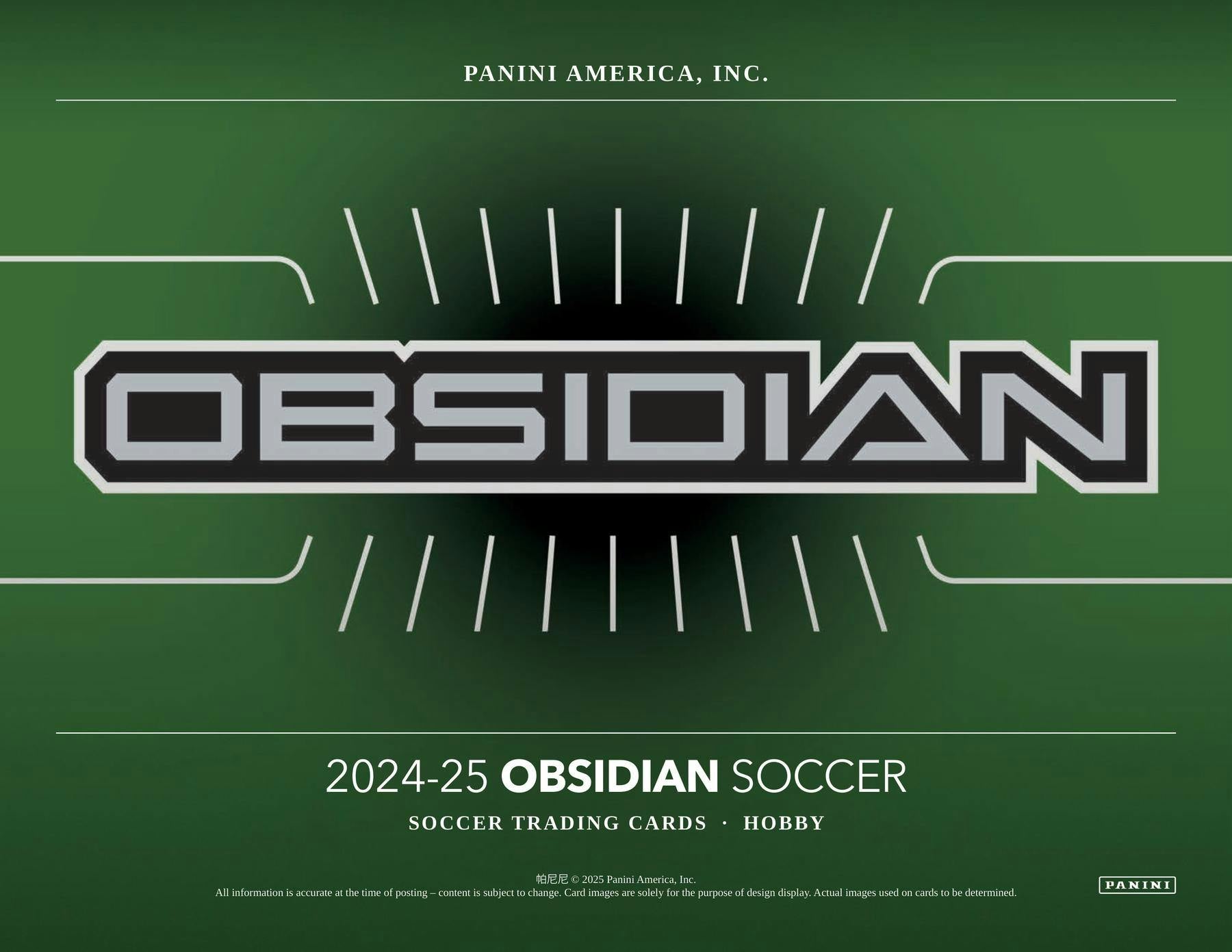 2024-25 Panini Obsidian Soccer Hobby Box