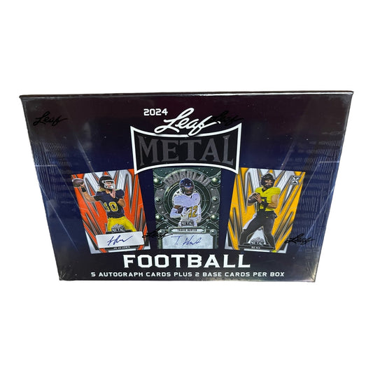 2024 Leaf Metal Football, Hobby Box