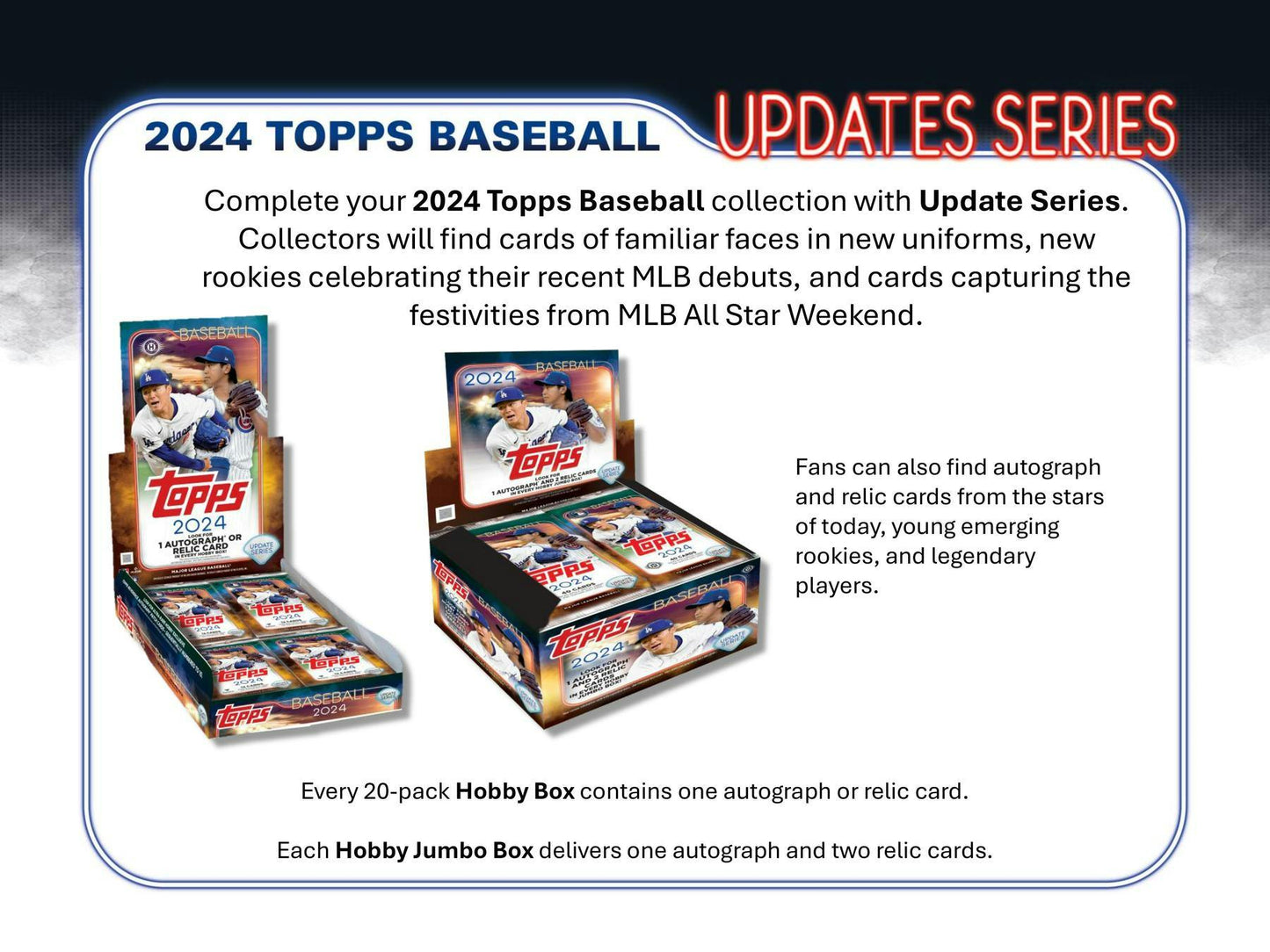 2024 Topps Update Series Baseball, Hobby Box