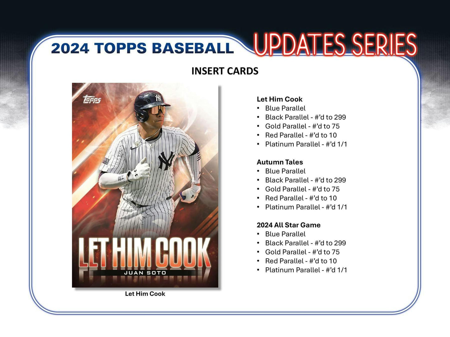 2024 Topps Update Series Baseball, Hobby Box