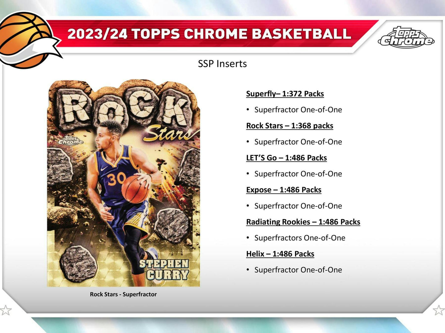 2023-24 Topps Chrome Basketball Hobby Box